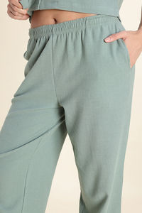 Zivame 2 Mile Fashion Knit Cotton Loungewear Set - Iceberg Green — thumbnail 8